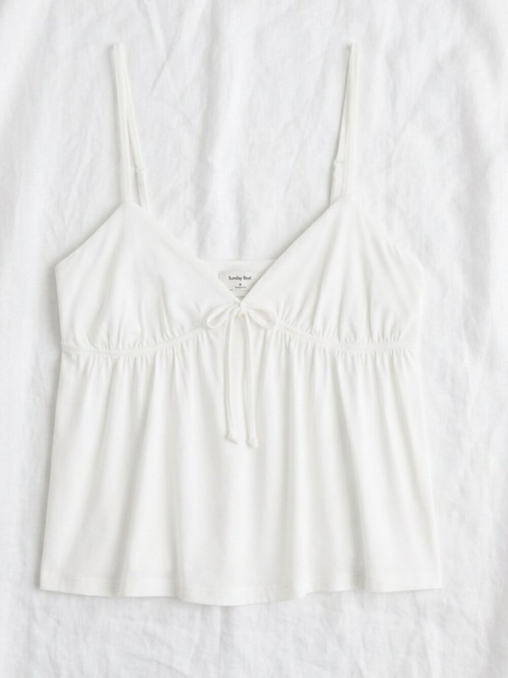 Aritzia Sunday Best Babydoll Bowtie Camisole (adjustable)